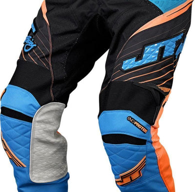 Protek Subframe Pants Blue-Orange-Cyan Riding Pant JT Racing New Zealand 28 
