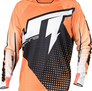 Hyperlite Voltage Jersey Black-Orange-White Riding Jersey JT Racing New Zealand S 