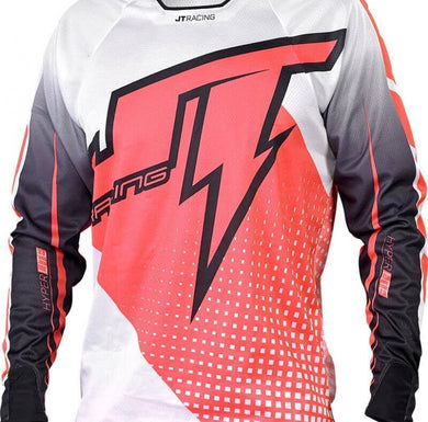 Hyperlite Voltage Jersey Red/White Riding Jersey JT Racing New Zealand M 