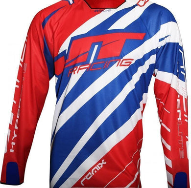 Hyperlite Remix Jersey Red-White-Blue Riding Jersey JT Racing New Zealand M 