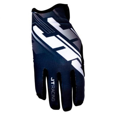Pro-Fit Tracker Glove Black/White Gloves JT Racing New Zealand XS 