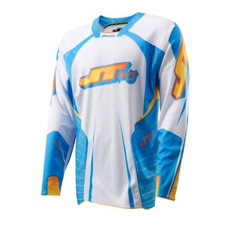 Protek Race Jersey Cyan/White