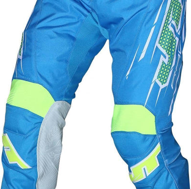 Flex Slasher Pants Cyan/yellow Riding Pant JT Racing New Zealand 28 